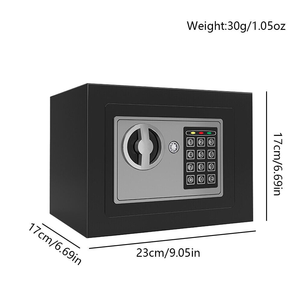 US Security Electronic Digital Safe Box Keypad Lock Jewelry Gun Home Office Cash
