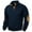 Navy, variant on Sweatshirts for Men Stand Neck Sweatshirt Tops Elbow Patch Pullover Sweater Blouse Button Long Sleeve Loose Sweatshirt Fall Winter Blouses Sports Workout Travel Loungewear