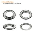 thumbnail image 4 of Uxcell 10Set Grommets Eyelets 25mm 1 Inch Brass Eyelets Kit with Washers for Fabric Curtain Tarps Leather Belt Shoes Bag DIY, Silver, 4 of 6
