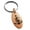 Rose, variant on Stainless Steel Nautical Music Is My Anchor Treble Clef Engraved Small Oval Charm Keychain Keyring