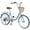 Blue, variant on Bicycle for Women 22" Beach Cruiser Bike Shimano 7 Speed Commute City Bike with Basket, Blue