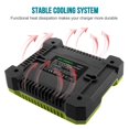 thumbnail image 4 of Cargador ADVTRONICS OP401 de ion de litio 40V para Ryobi, 4 of 7
