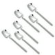 thumbnail image 1 of Cucharas de café Cucharas de acero inoxidable Postre de chocolate Colgando mango largo Tamas Copias de restaurante Home Restaurant Cuchara Accesorios Silver 6 paquetes Noticed HA059627-01, 1 of 7