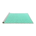 thumbnail image 2 of Ahgly Company Machine Washable Indoor Rectangle Abstract Turquoise Blue Modern Area Rugs, 8' x 10', 2 of 4