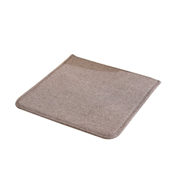 Chair Cushions with Straps Non Slip Cotton Linen Summer Squares 16x16 Inch for Dining Room Kitchen Chair
