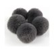 thumbnail image 1 of Bola de pompón de imitación de piel de conejo, llavero de pompón de Navidad, juguetes de ropa de coche, bolsa de bricolaje, decoración de ponpones, 4cm, 22 colores, 1 of 4
