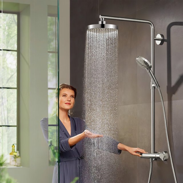 High Pressure Rainfall Shower Head, 6 Inches Luxury Modern Showerhead