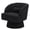 Black, variant on Swivel Barrel Chair, Accent Chair with Armrest, Modern 360 Degree Swivel Barrel Chair with Curve Back, Comfy Round Velvet Armchair Single Sofa, for Living Room Bedroom Reading