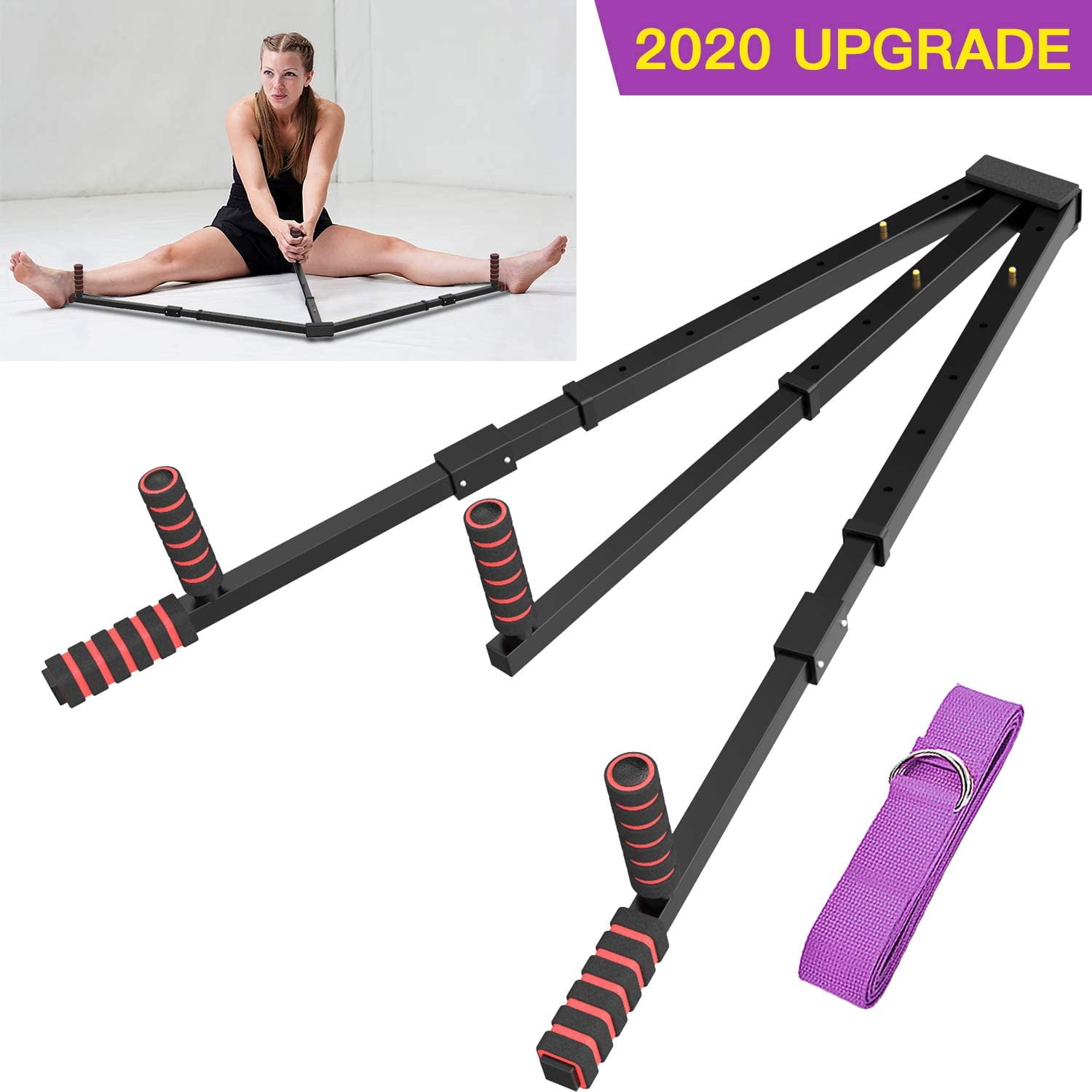 Iron Leg Stretcher Adjustable 3 Bar Extension Split Flexibility Training Tool Iron Leg Stretcher Adjustable 3 Bar Extension Split Flexibility Training Tool