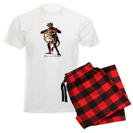 

CafePress - Gruss Vom (Greetings From) Krampus Pajamas - Men s Light Pajamas