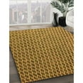 thumbnail image 3 of Ahgly Company Machine Washable Indoor Round Transitional Dark Bronze Brown Area Rugs, 4' Round, 3 of 7