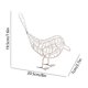 thumbnail image 3 of Iron Hollow Couple Bird Entrance Living Room Decoration Wine Cabinet Decoration Bedroom Dormitory Desktop Decoration Gift, 3 of 6