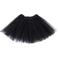 thumbnail image 3 of Falda tutú para adolescentes y adultos, falda tutú de tul elástica para mujer, tutú corto de Ballet para baile, disfraz de Halloween y Navidad, 3 of 4