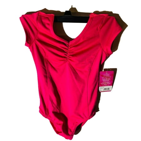 Capezio Girls Future Star Cap-Sleeve Leotard Small - Pink