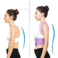 thumbnail image 3 of Posture Corrector Adjustable Back Support Body Brace Lumbar Shoulder Support Belt, 3 of 5