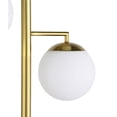 thumbnail image 4 of Pemberly Row 3-Light Metal & Glass Trio Tree Floor Lamp in Gold/White, 4 of 6