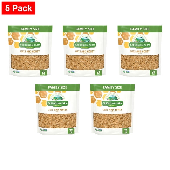 Cascadian Farm Granola Oats and Honey Family Size Cereal