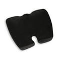 thumbnail image 5 of Mind Reader Air-Cloud Memory Foam Seat Cushion, Ergonomic Support for Lower Back, 18"L x 16.75"W x 4"H, Black, 5 of 7
