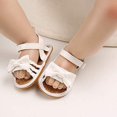 thumbnail image 7 of Baby Girl Sandals Summer Crib Shoes Bowknot Soft Sole Infant Girls Princess Dress Flats First Walker Shoes, 7 of 7