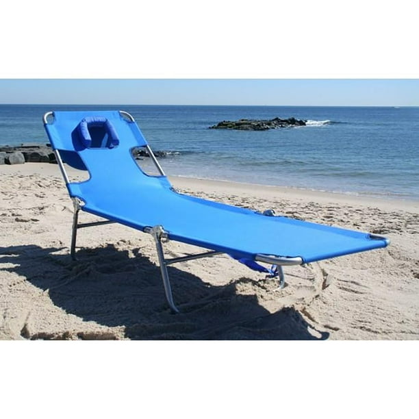 Ostrich Chaise Lounge Folding Sunbathing Poolside Beach Chair