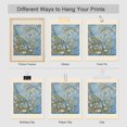 thumbnail image 5 of PixonSign Adhesive Canvas Print Wall Art Set - Van Gogh Variety Floral Botanical Landscape Posters - Gallery Set of 9 Geometric Abstract Artistic Art Paintings Wall Décor for Rooms - Unframed, 5 of 5