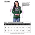 thumbnail image 3 of Women's Ugly Christmas Cardigans Button Down Open Front Knit Pullover Holiday Vacation Long Sleeve Cardigan Sweaters, Green, L, 3 of 7