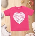 thumbnail image 4 of Shop4Ever Heart Cloud Toddler's Cotton T-Shirt 2T Hot Pink, 4 of 6