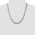 thumbnail image 4 of 925 Sterling Silver Byzantine Chain Styles Necklace 8.25 mm 22 inch, 4 of 4