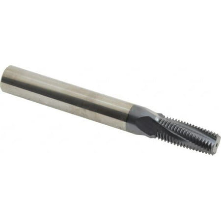 

Carmex 1-1/8 - 18 to 1-5/8 - 18 Internal 4-Flute Solid Carbide Helical Flute Thread Mill TiAlN Finish 0.445 Cut Diam 1/2 Shank Diam 1.03 LOC