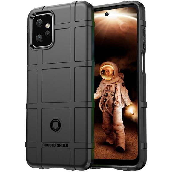 CCSmaller for Motorola Moto G Power 5G 2023 Case for Man, Heavy Duty Shockproof Phone Case Support Wireless Charging Cover for Motorola Moto G Power 5G 2023 HD Black