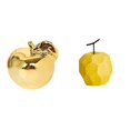 thumbnail image 1 of Escultura De Fruta De Porcelana, Figura De Cerámica, Decoración De Colección, Artesanía, Delicado Adorno Coleccionable, Mesa, Estatua Geométrica De Fruta Para Porches, Restaurantes,, 1 of 8