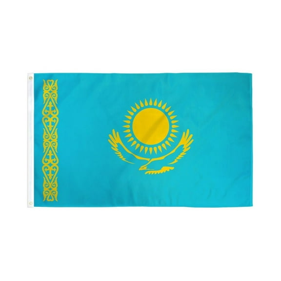 Kazakhstan Flag 3x5ft Poly