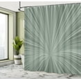 thumbnail image 4 of Ambesonne Abstract Art Shower Curtain, Concentric Stripes Art, 69"Wx75"L, Pale Teal, 4 of 4