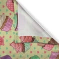 thumbnail image 3 of Ambesonne Colorful Kitchen Curtains, Bakery Polka Dots, 55"x39", Multicolor, 3 of 3