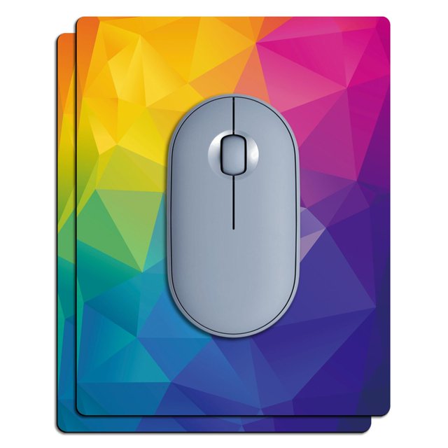 Mouse pad Cyanbone mini, paquete de 2, impermeable, 18 x 14 cm