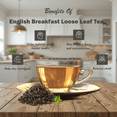 thumbnail image 3 of Certified Organic English Breakfast Loose Leaf Tea | From Ceylon Sri Lanka | 3.5oz / 100g, 3 of 6