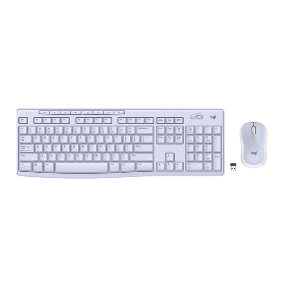 Logitech Wireless Keyboard and Mouse Combo, Walmart Exclusive, Lilac