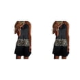 thumbnail image 3 of Vestido corto Qarigey bohemio floral Sexy Halter para mujer verano S M L XL 2XL 3XL 4XL 5XL, 3 of 6