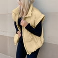 thumbnail image 5 of XFLWAM Womens Quilted Puffer Vest Casual Stand Collar Cap Sleeve Jacket Vest Full Zip Sleeveless Bubble Padded Warm Coat Outerwear, 5 of 9