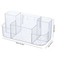 thumbnail image 2 of Makeup Organizer Wall Mounted Clear Cosmetic Display Case Shower Caddy for Home, 2 of 10