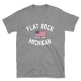 thumbnail image 1 of Flat Rock Michigan Patriot Men's Cotton T-Shirt, 1 of 1