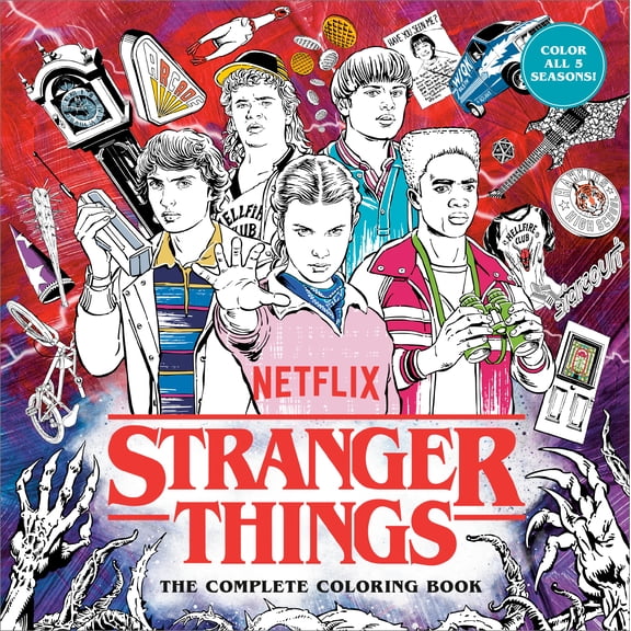 Stranger Things: the Complete Coloring Book (Color All Five Seasons!), 112 pages (Paperback)