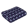 thumbnail image 3 of Kdxio Hand Towel Purple and Blue Squares for Bathroom Kitchen Fingertip Bath Towels 27.5 x 16 Inch Home Hotel Gym Laundry Room, 3 of 9