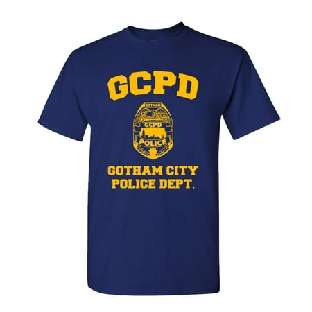 GCPD GOTHAM CITY POLICE DEPT - arkham game - Mens Cotton T-Shirt