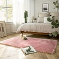thumbnail image 3 of Rosnek Soft Fluffy Faux Sheepskin Fur Area Rugs, Rectangle Faux Fur Carpet for Living Room Bedroom Dining Room Floor Carpet, 3 of 4