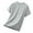 Gray, variant on Men's Casual T-Shirt, Soft Polyester Round Neck Short Sleeve Top, Solid Color Basic Tee for Everyday Wear