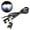 White, variant on Huhudde Waterproof Motorcycle License Plate Lamp Rear Tail Light Replacement 12V Mini LED Light Lamp Easy to Install