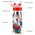 thumbnail image 3 of Hello Kitty Bottles with Pop-Open, 350 Ml Water Cup for Boys Girls Kids, Reusable Leakproof Tumbler, 304 Stainless Steel, Keeps Drinks Cold, 3 of 8