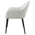 thumbnail image 6 of Emma Fabric Upholstered Dining Arm Chair Fog Grey (Set of 2), 6 of 13