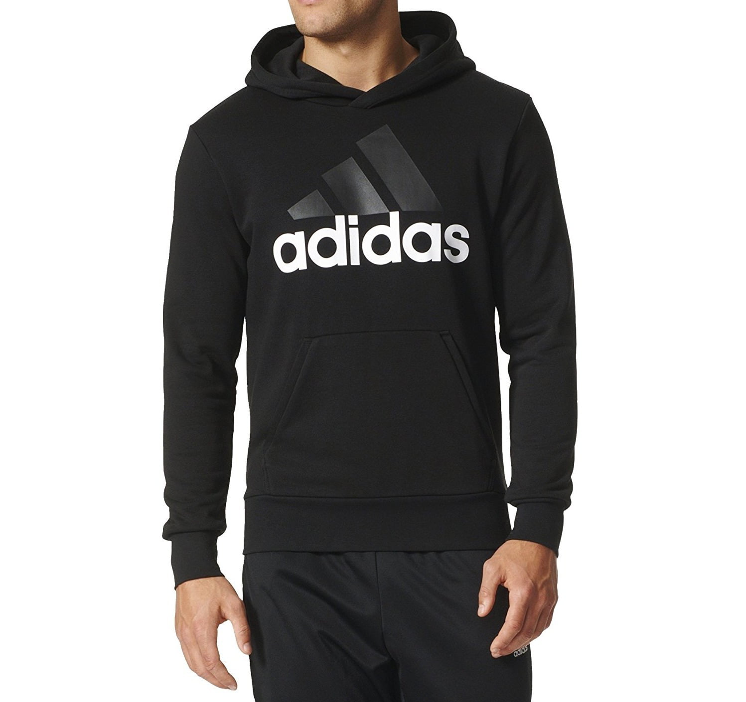 Adidas - Mens Sweater Hoodie Logo Graphic Print Pullover XL - Walmart ...